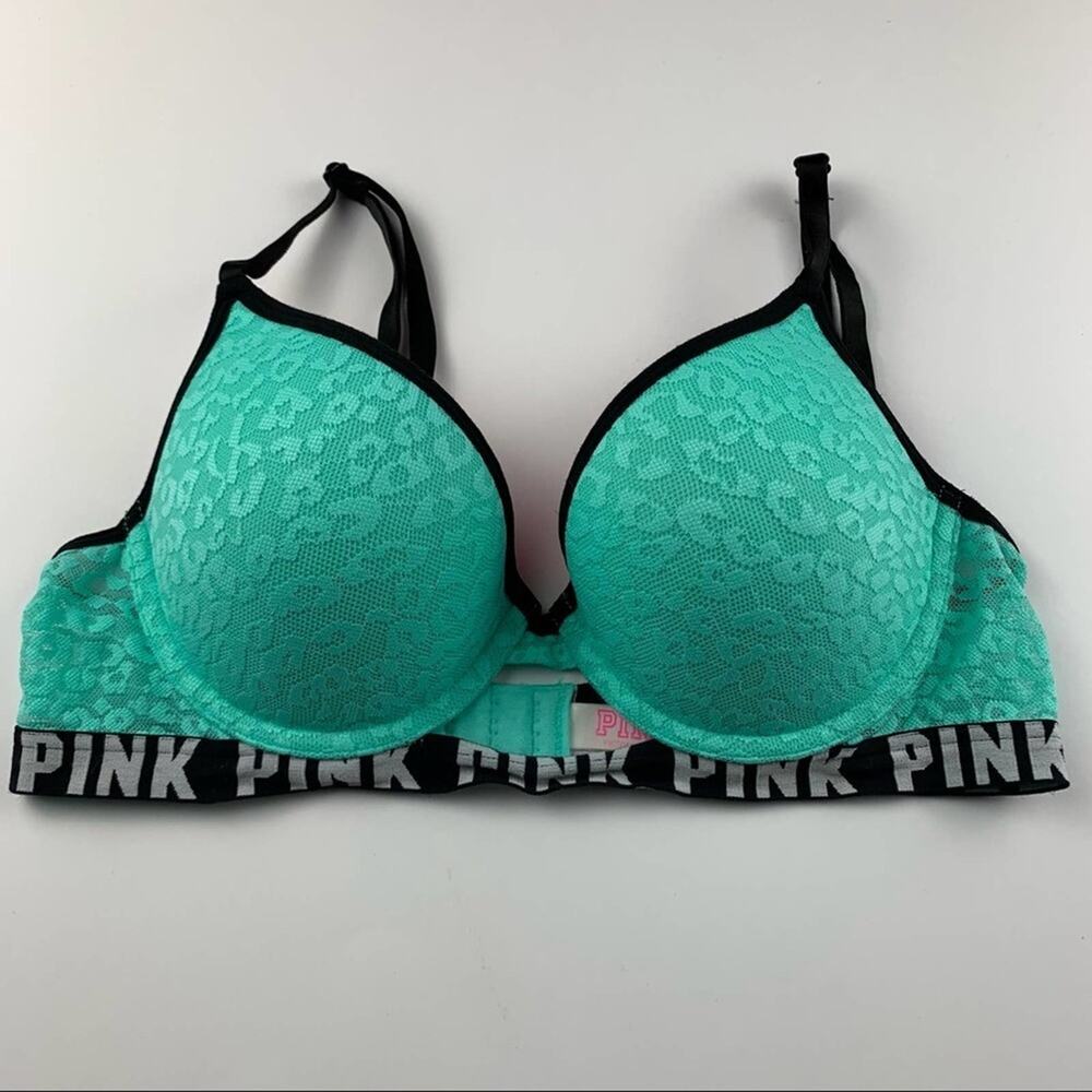 Pink Victoria’s Secret Push-Up Bra 34B #5146